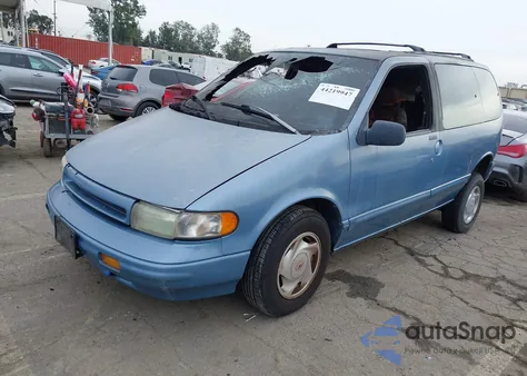 1993 Nissan Quest Gxe/Xe z USA, uszkodzony, nr VIN 4N2DN11W8PD806924
